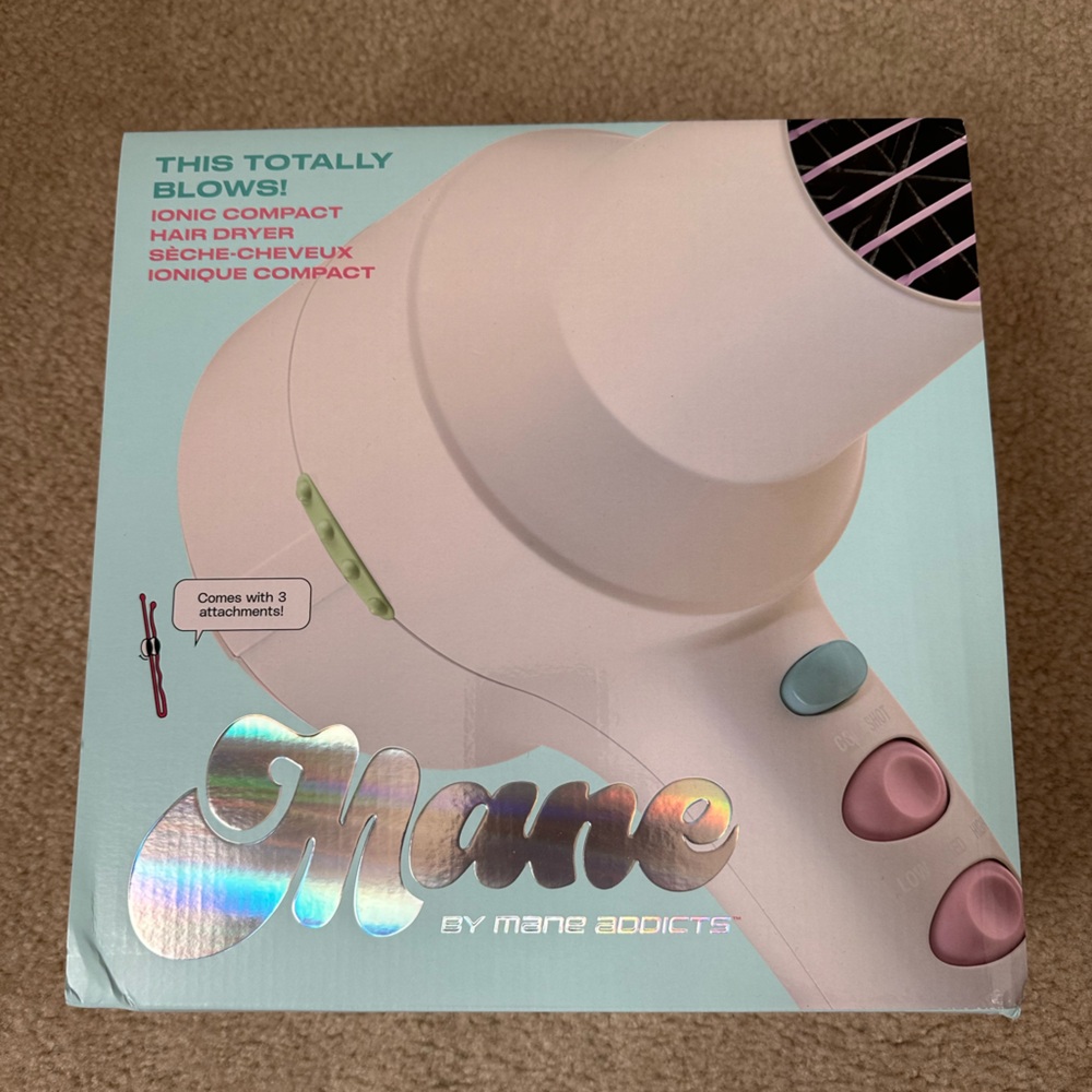Mane Ionic compact hair dryer